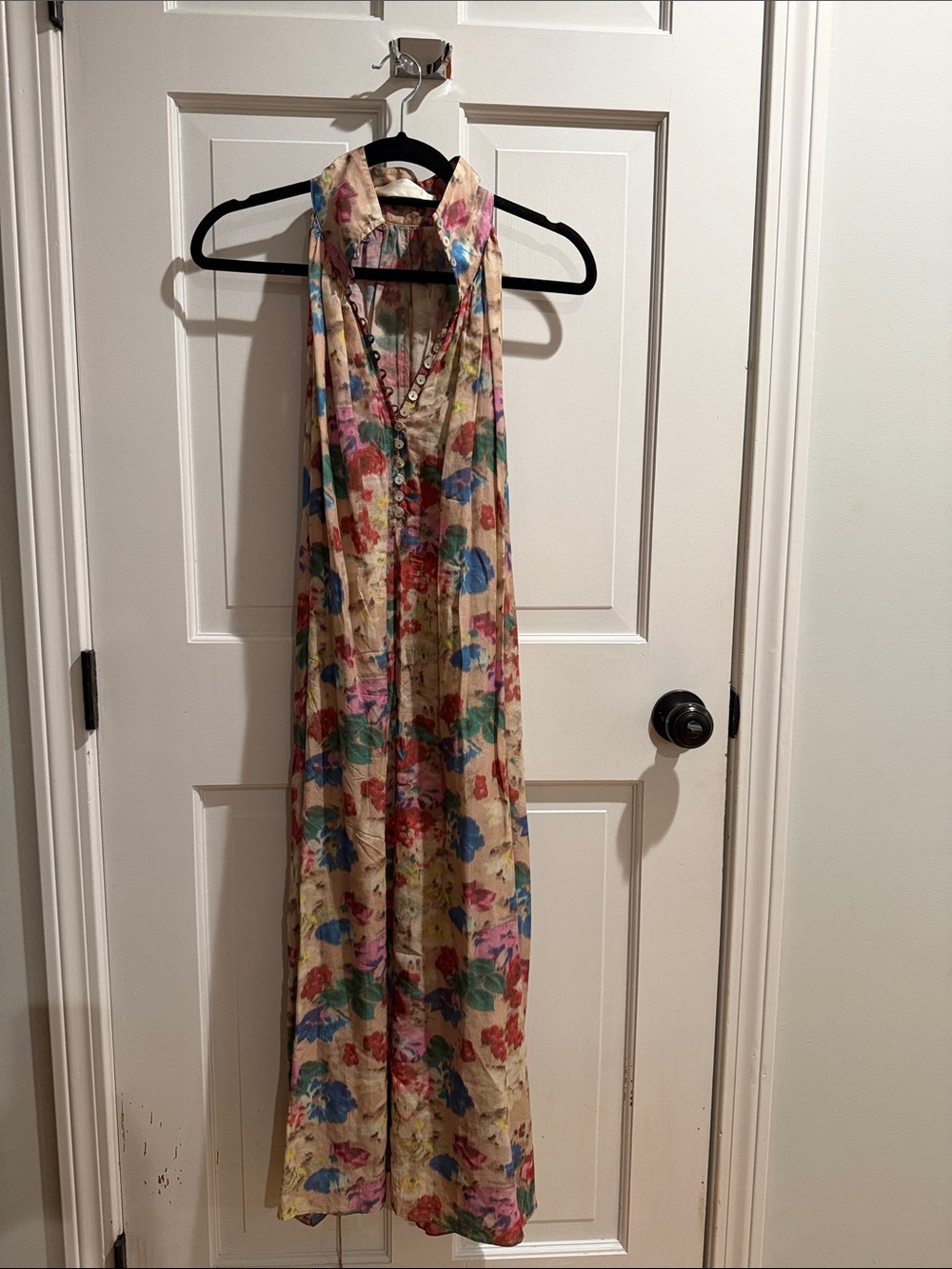 Zimmermann Multicolor Floral Midi dress in Pastel Hues